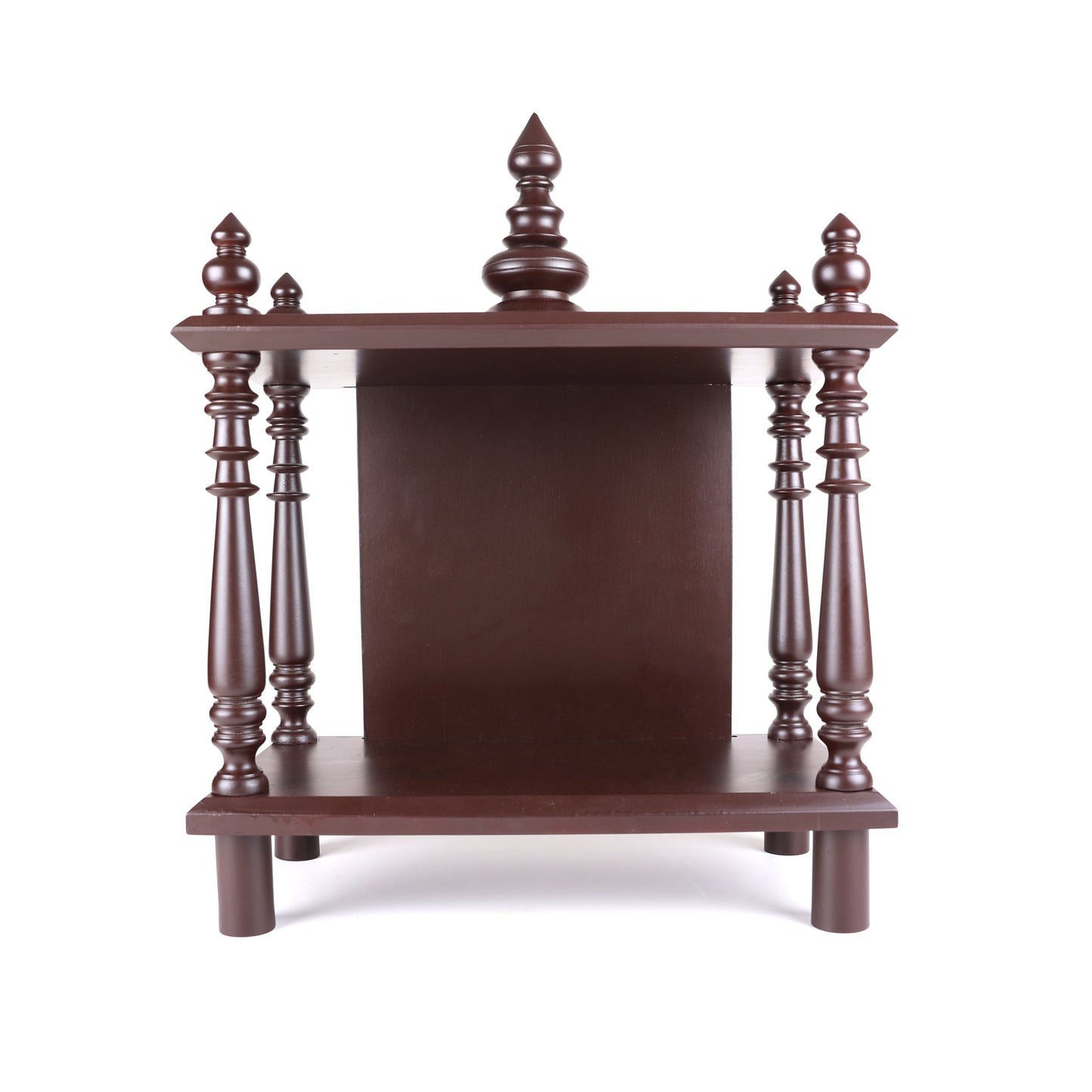 Mahogany Wooden Dismantlable Mantapa - Brown Finish