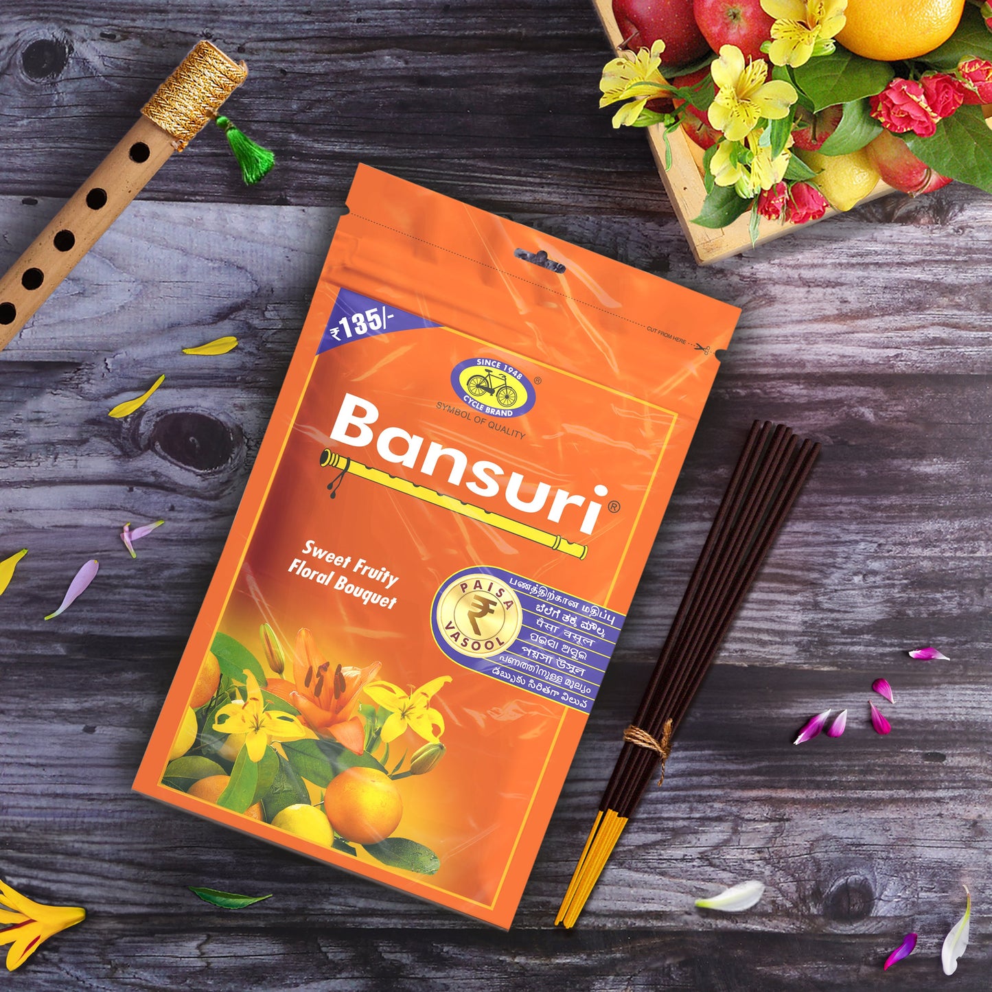 Bansuri Agarbatti Combo - Classic, Melody, Beats, Vibe