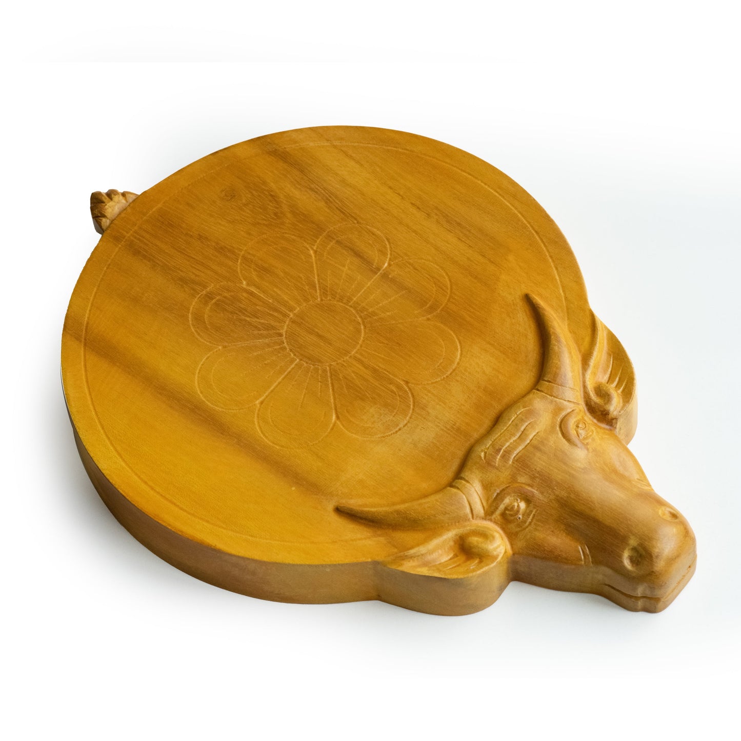 Handmade Jackfruit wood Nandi Asana/Nandi Peeta