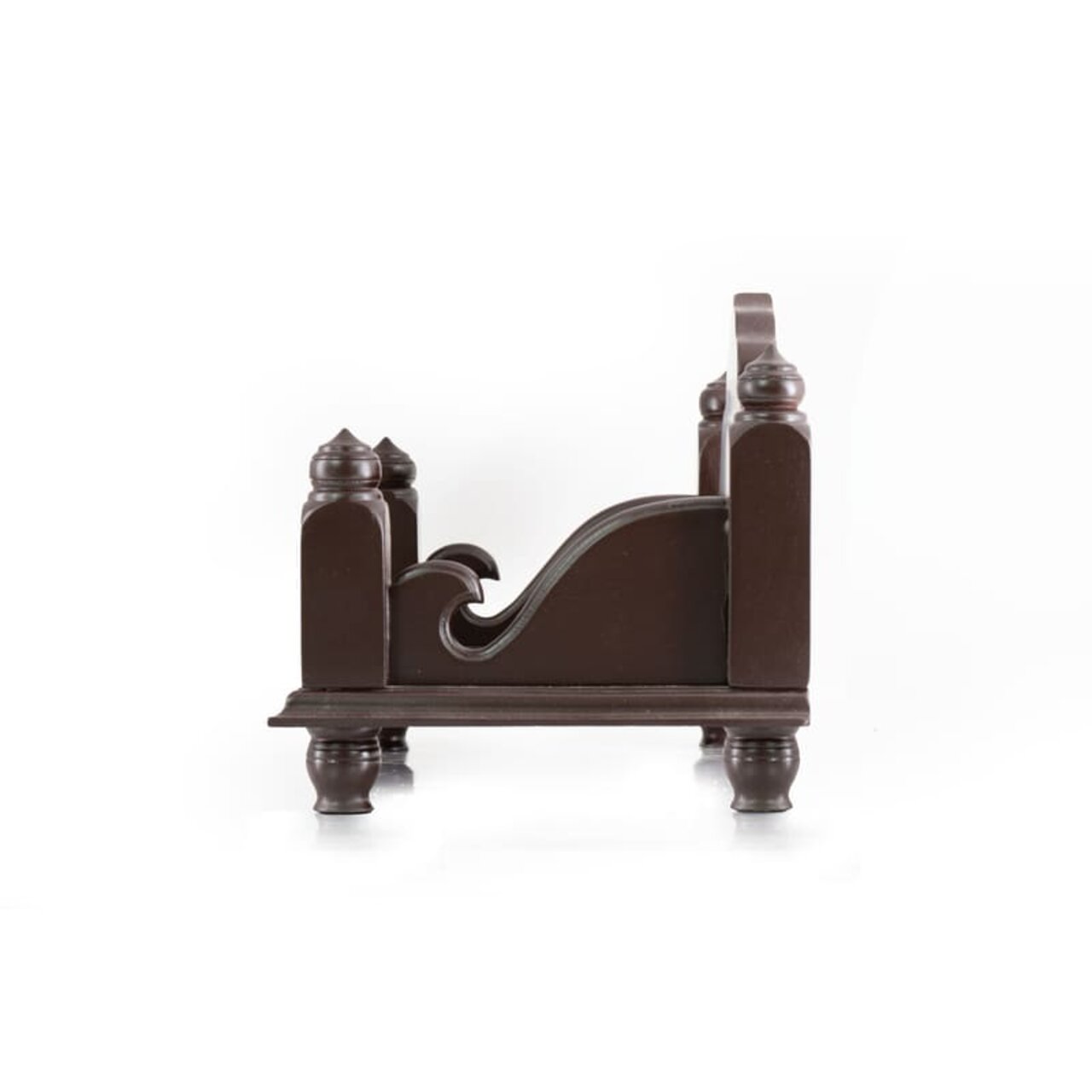 Shivani Wood Pooja Mandir Pre-Assembled (Sinhasan for God / Mandasana / Pooja Mantapa)