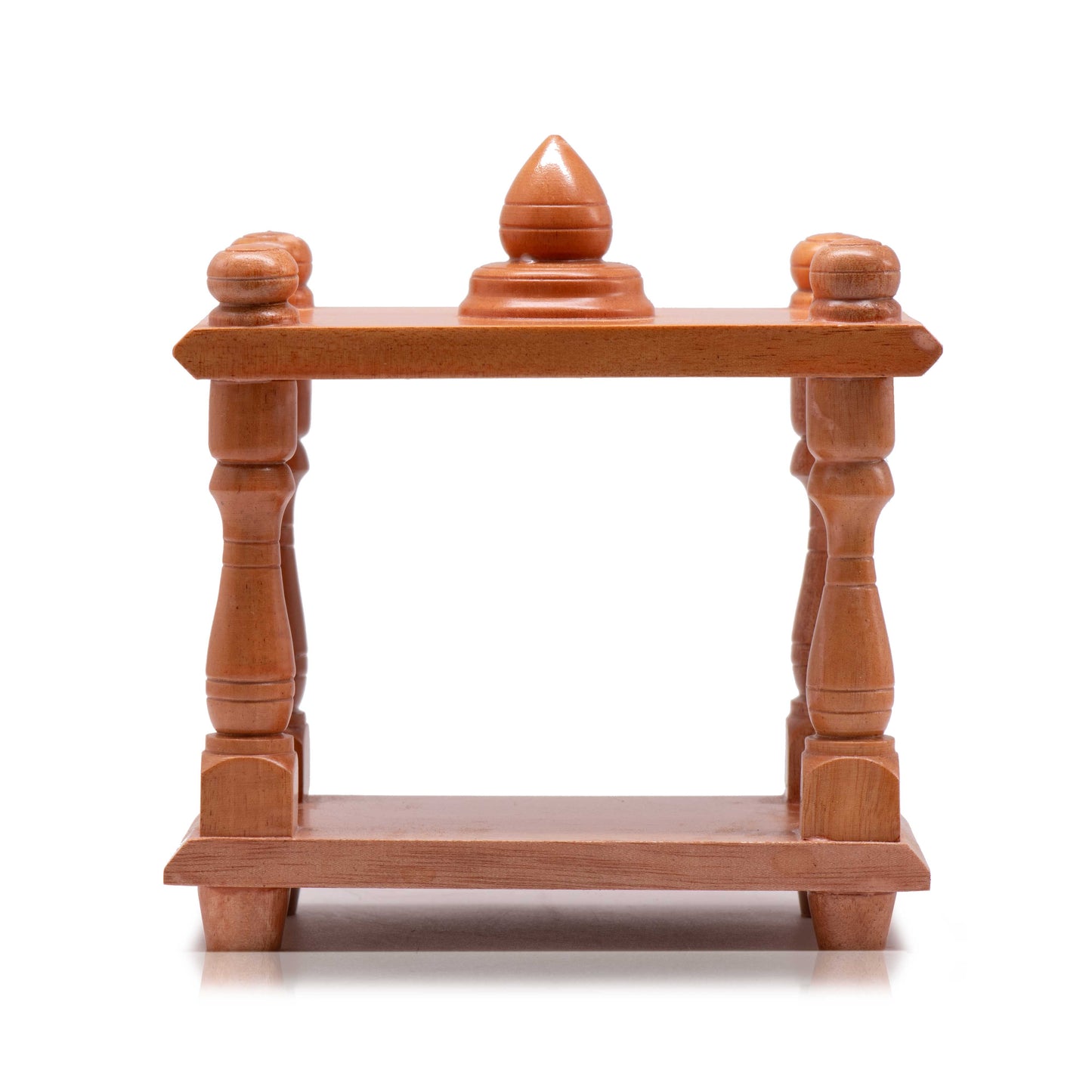 Small Wooden Mantapa - Natural Finish