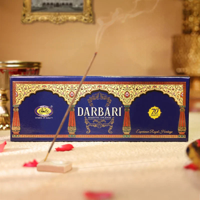 Darbari Incense Sticks: Set of 2 fragrances (Red & Blue)