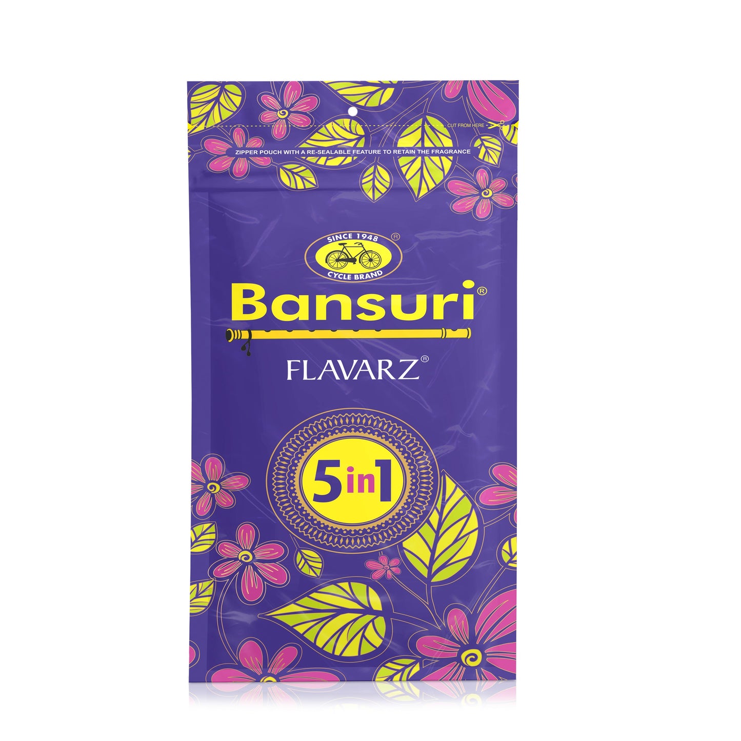 Bansuri 5 In 1 Agarbatti Pouch (120 g)