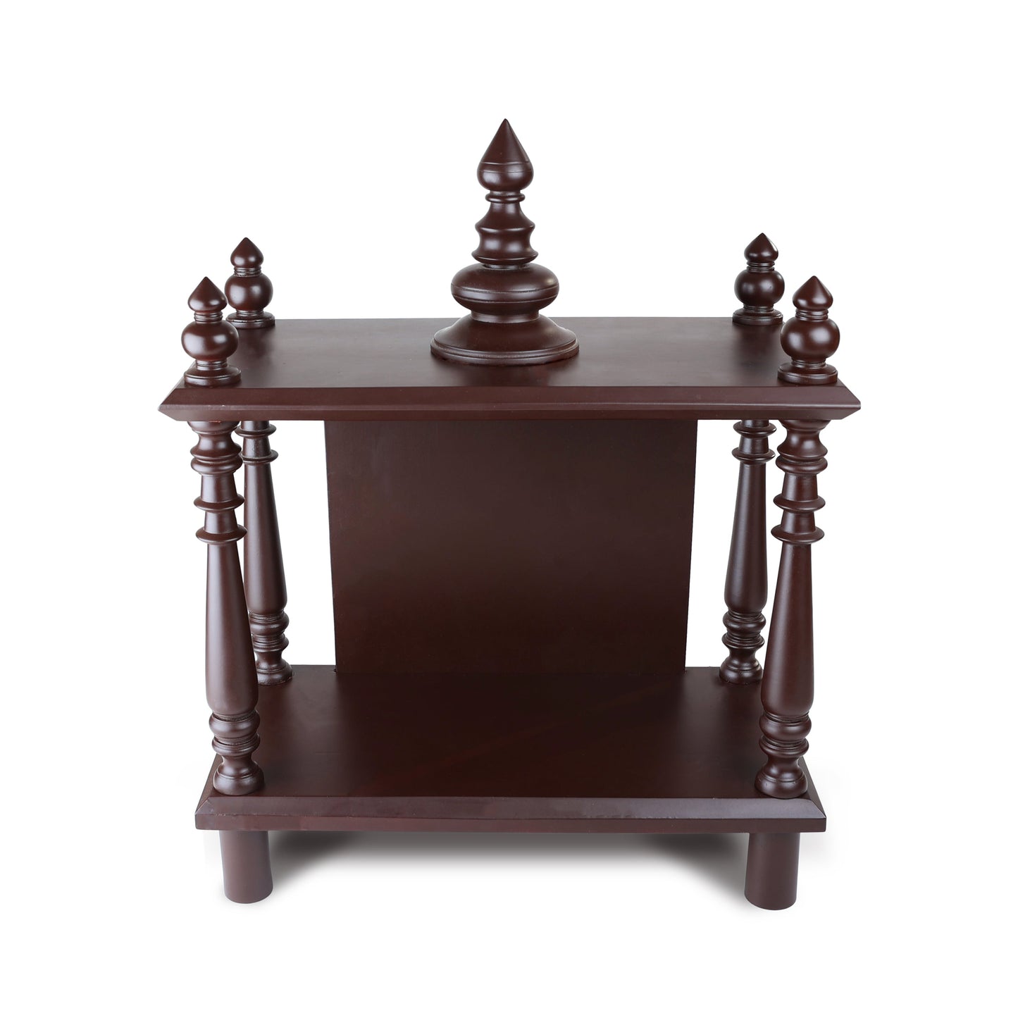 Mahogany Wooden Dismantlable Mantapa - Brown Finish