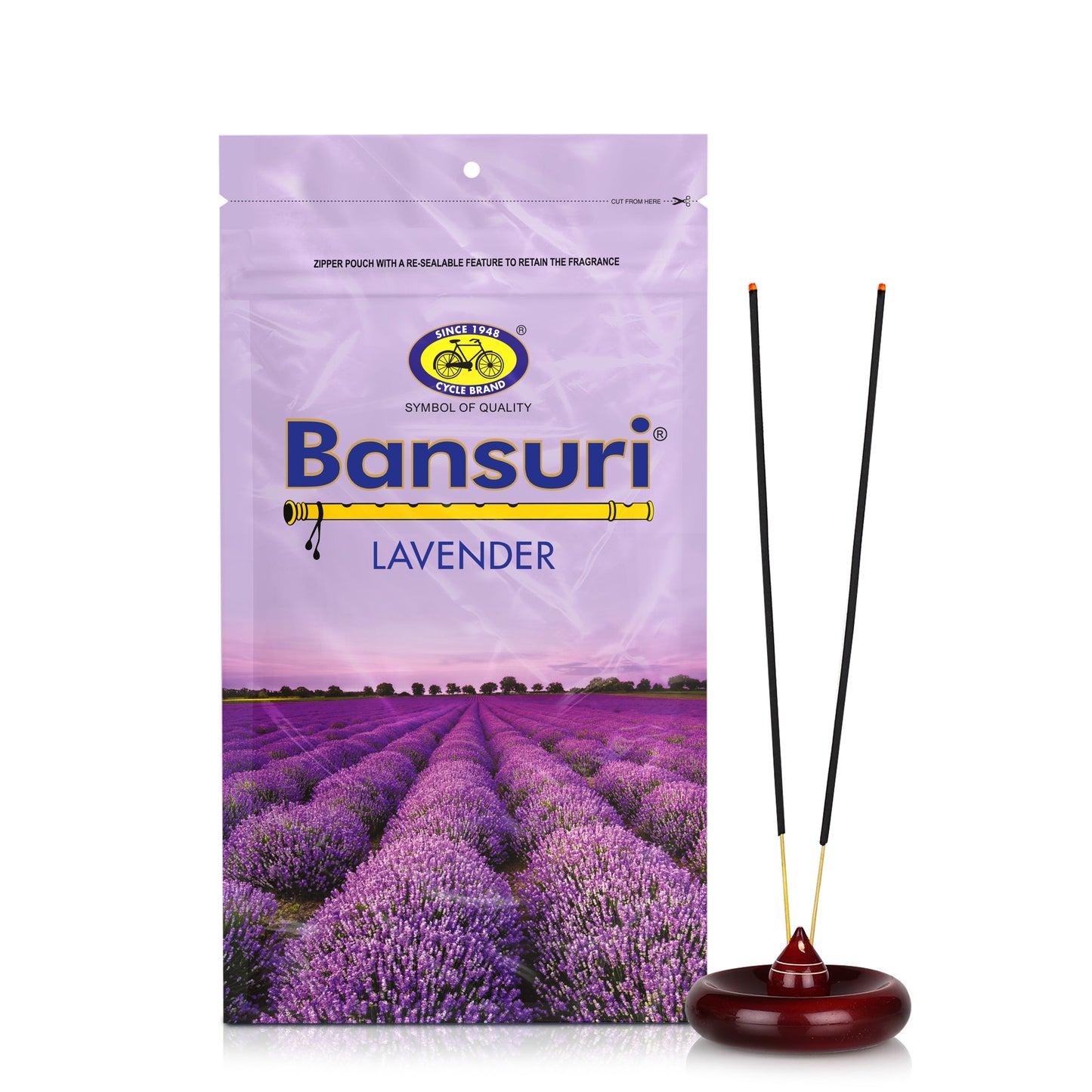 Bansuri Lavender Agarbatti (120 g)