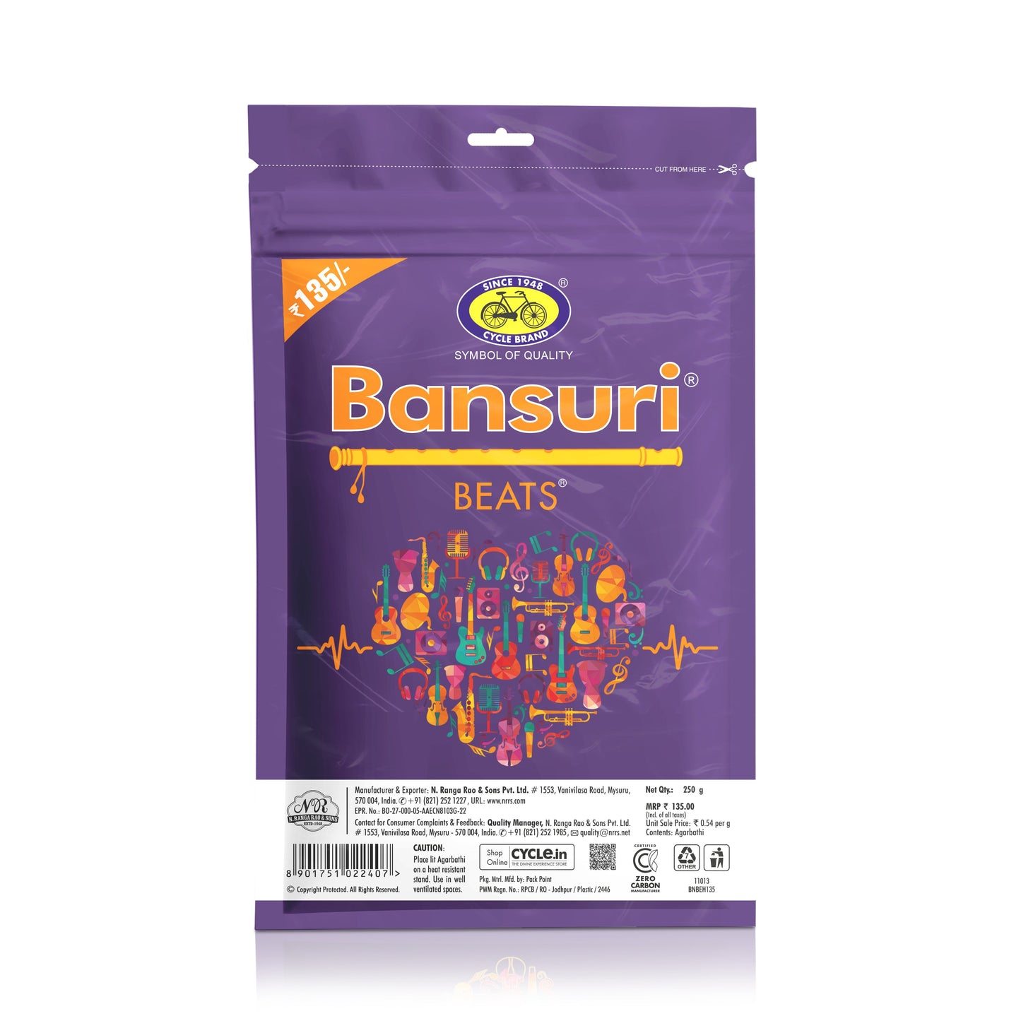 Bansuri Agarbatti Combo - Classic, Melody, Beats, Vibe