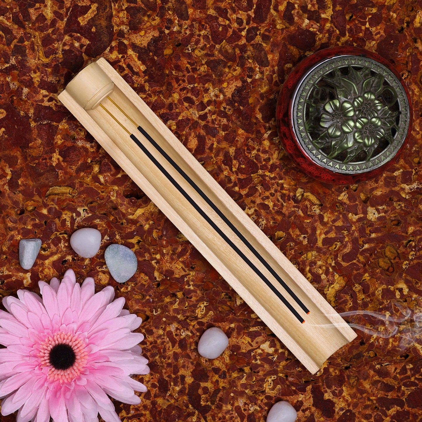 Trough Agarbatti Stand and Ash Catcher