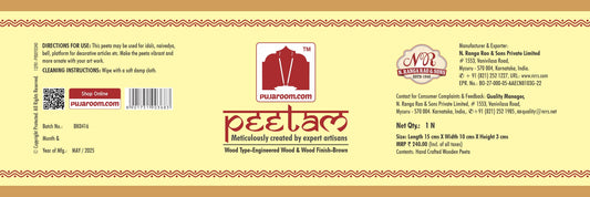 Wooden Pooja Peeta