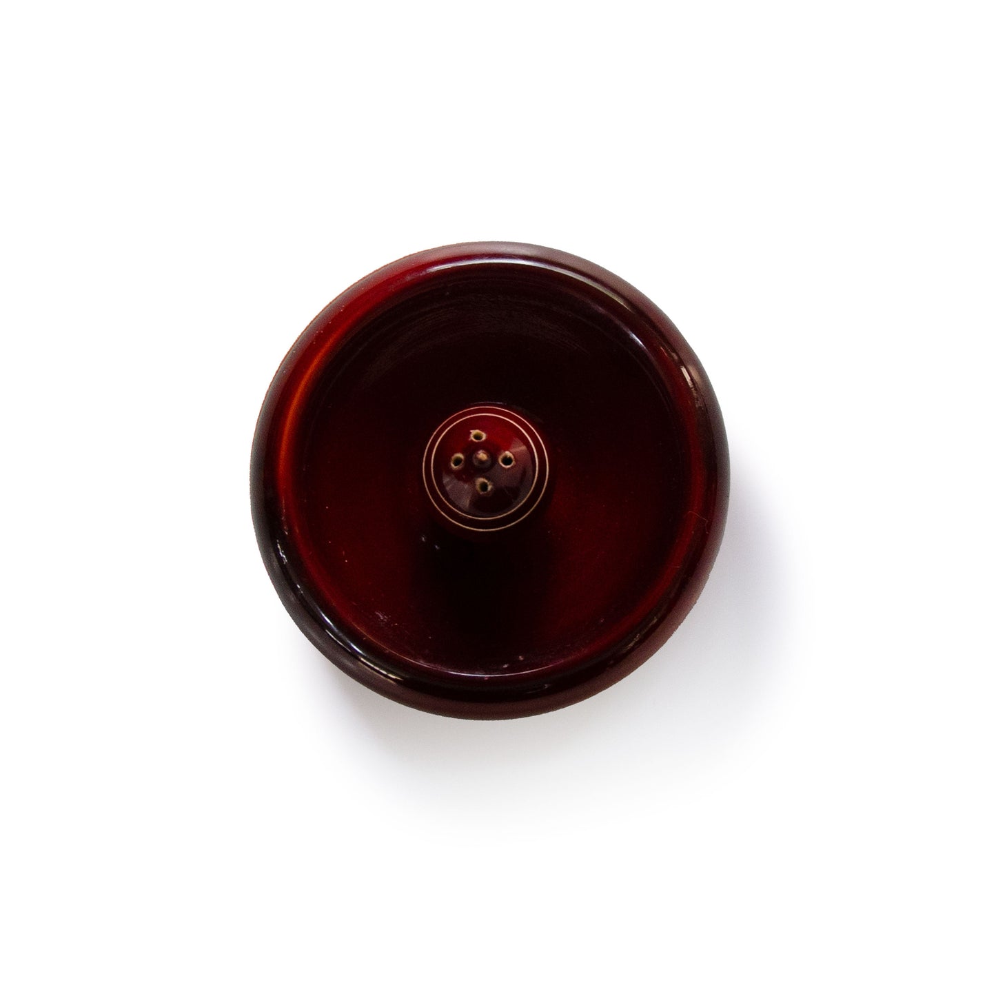 Wooden Round Agarbatti Stand - Brown