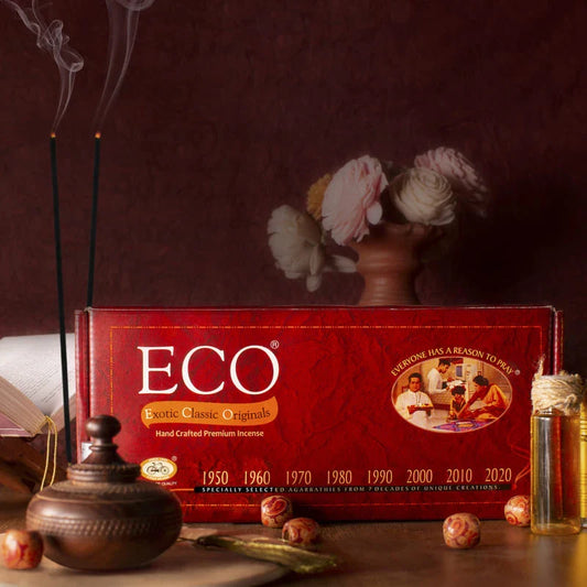 Eco Premium Incense - Pack of 8 exquisite fragrances inside