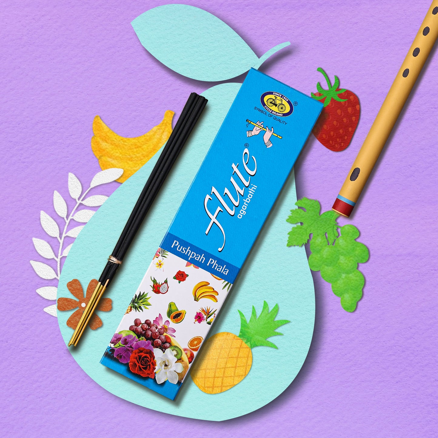 Flute Pushpah Phala Agarbatti