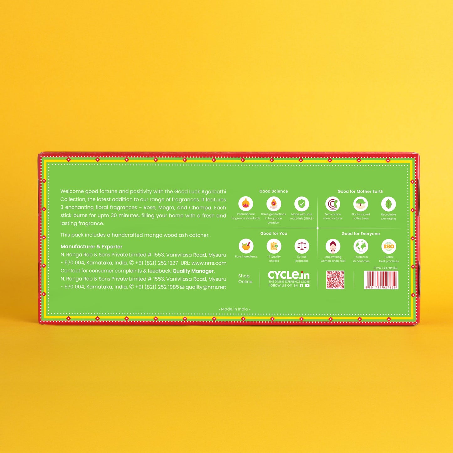 Good Luck Rose Agarbathi