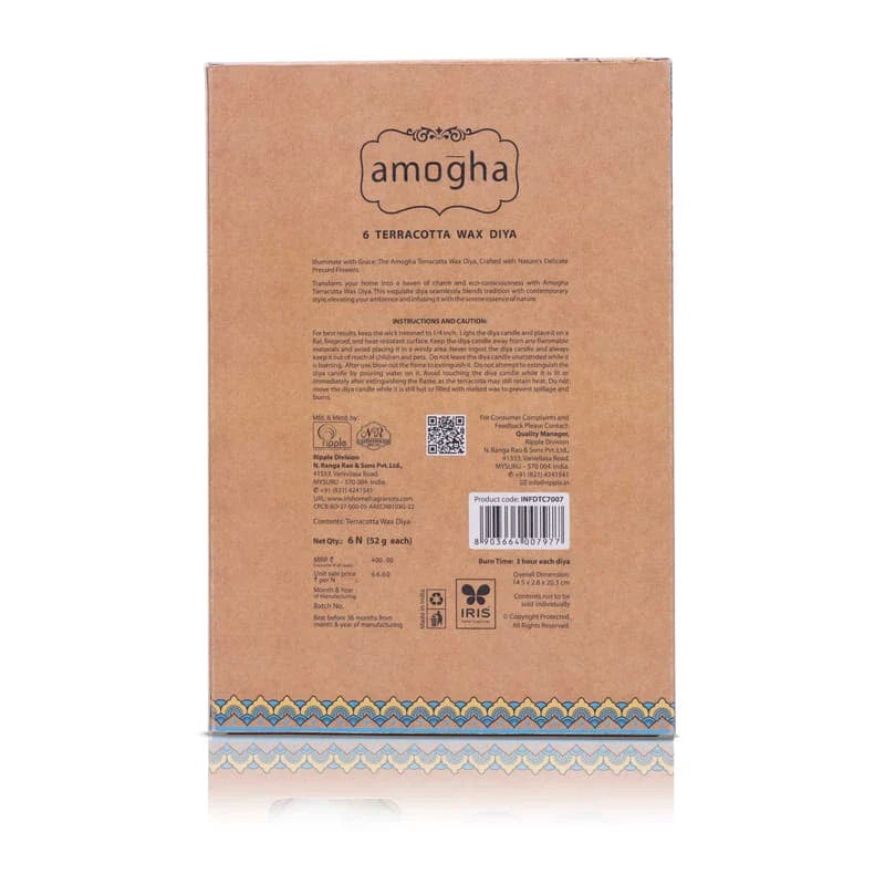 Terracotta Wax Diya