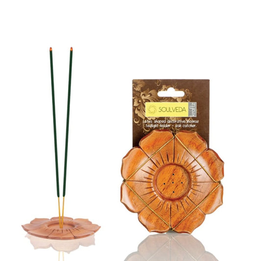 Lotus Tealight Holder and Incense Ash Catcher