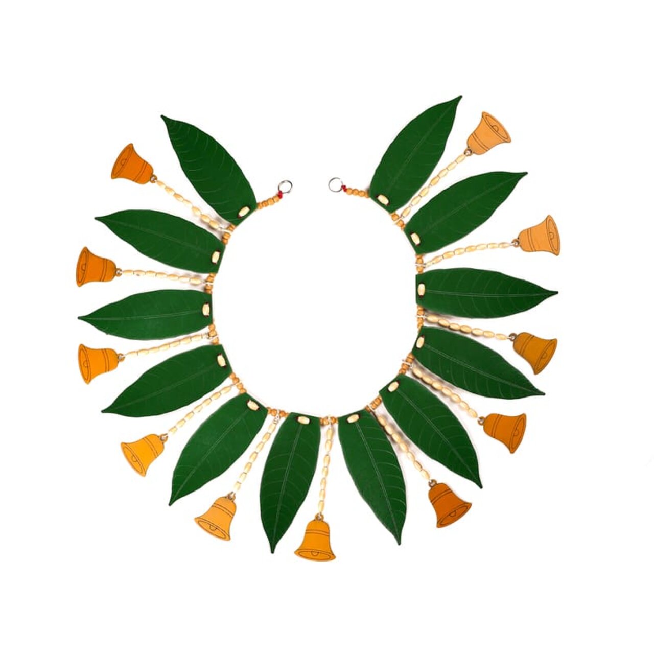 Mango Leaf Thorana with Bell - 12 Leaves