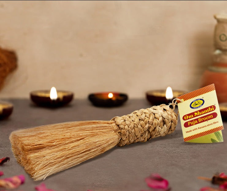 Om Shanthi Puja Broom