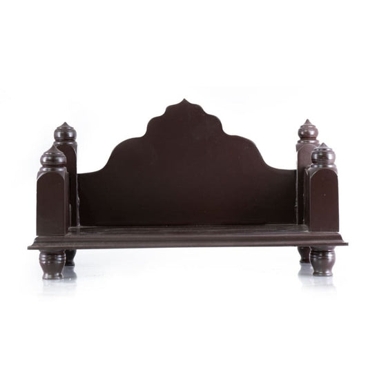 Shivani Wood Pooja Mandir Pre-Assembled (Sinhasan for God / Mandasana / Pooja Mantapa)