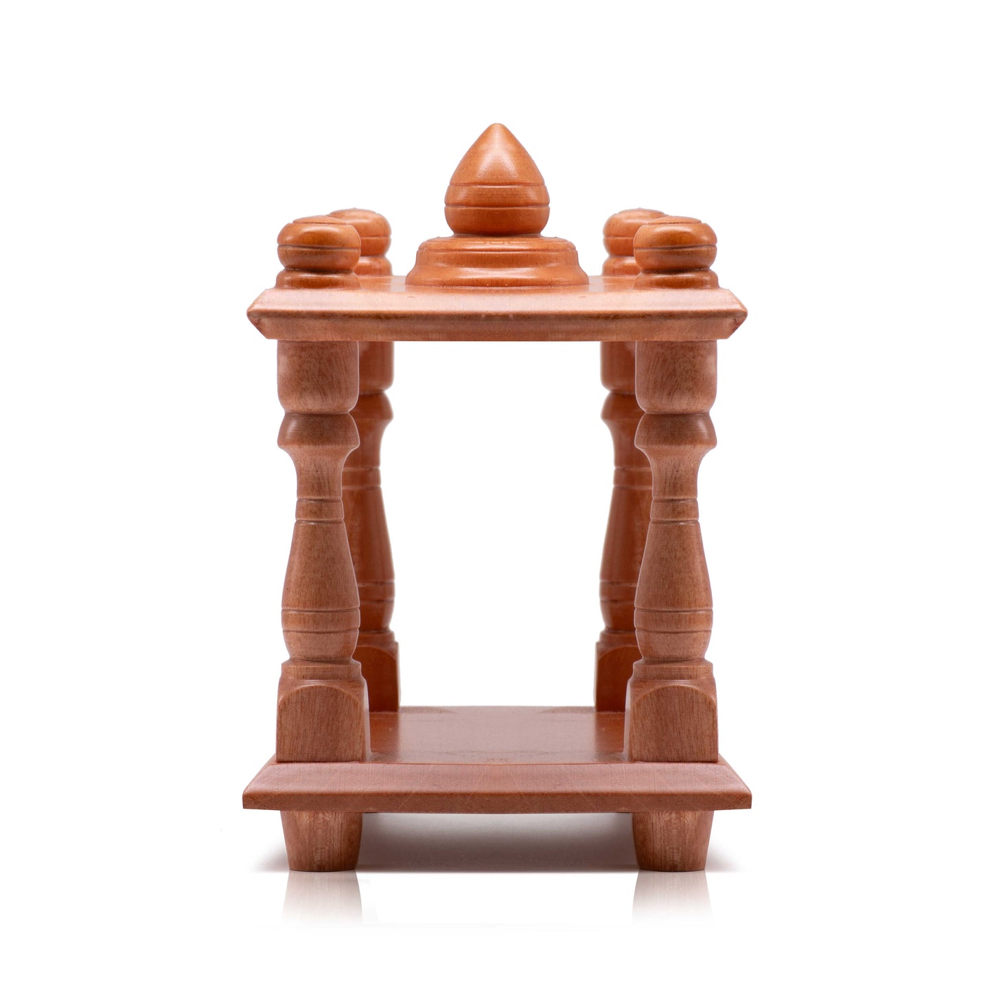 Small Wooden Mantapa - Natural Finish