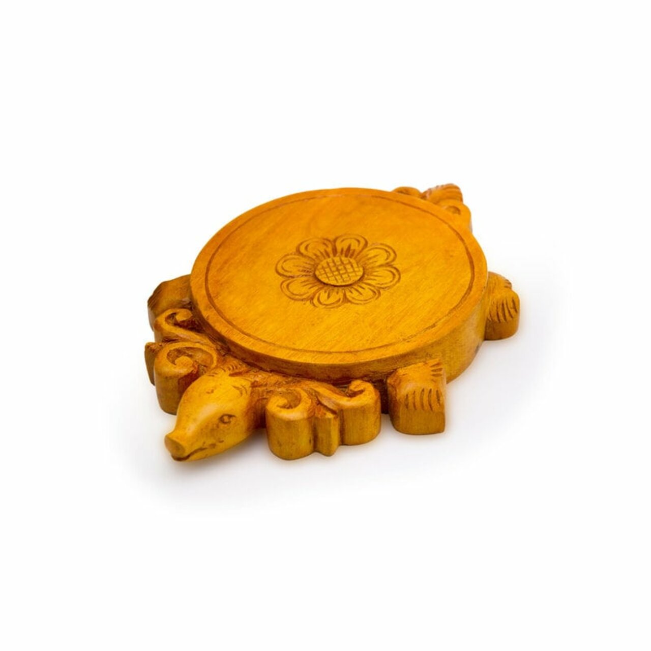 Handmade Jackfruit wood Koorma Asana/Koorma Peeta