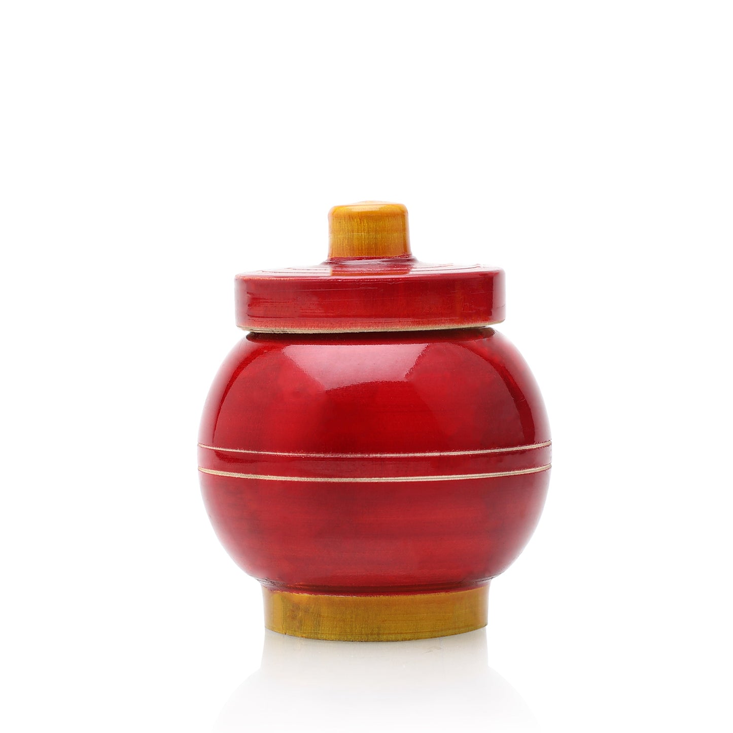 Handcrafted Haldi Kumkum Bharani Set