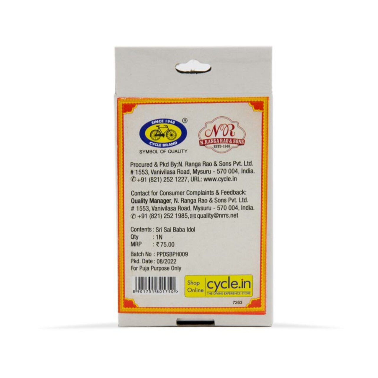 Sri Sri Sai Baba Idol