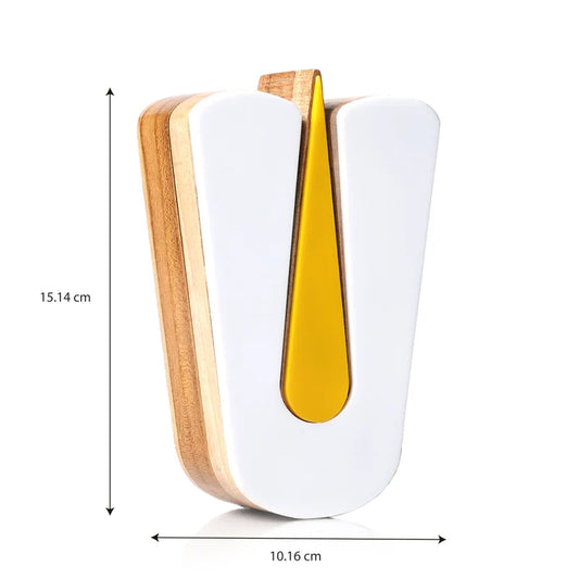 Vadagalai Wooden Tirumana Petti - Yellow